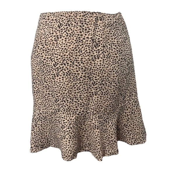 Abercrombie & Fitch Ruched Cheetah Print Skirt - Size Small - Picture 3 of 13